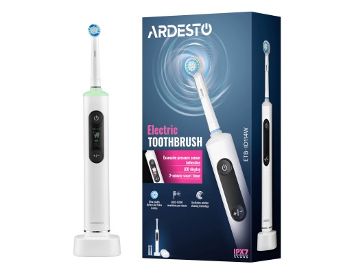 Електрична зубна щітка Ardesto ETB-ID114W