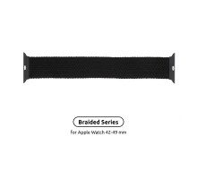 Ремінець до смарт-годинника Armorstandart Braided Solo Loop для Apple Watch 49/46/45/44/42 (Series 1-3) Charcoal Size 10 (172 mm) (ARM58074)