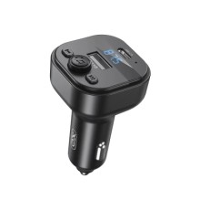 FM модулятор XO BCC18 USB-A OTG/USB-C Black (BCC18.black)