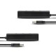 Концентратор AXAGON USB 3.1 to 4xUSB 3.0 1.2m + cable USB to Micro 5P black (HUE-S2BL)