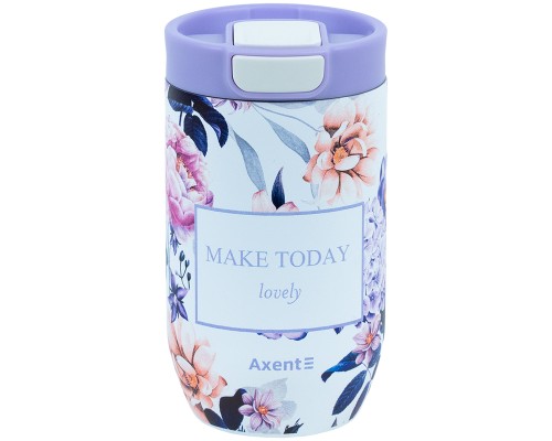Термокружка Axent 350 мл Violet Whispers (8721-10-A)