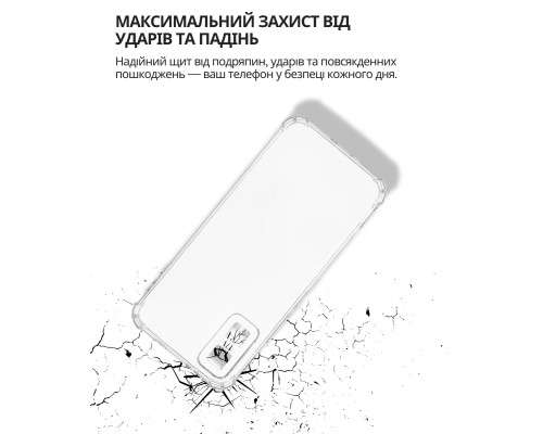 Чохол до мобільного телефона BeCover Anti-Shock Infinix GT 30 Pro (X6873) Clear (714697)