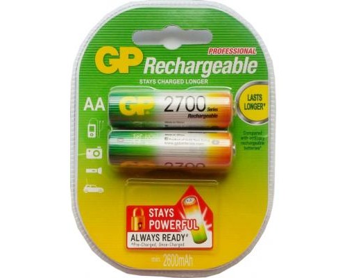 Акумулятор AA R6 2700mAh * 2 Gp (270AAHC-U2 / 4891199077746) 