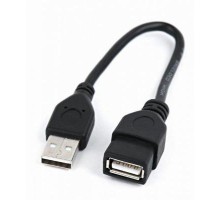 Дата кабель USB 2.0 AM/AF 0.15m Cablexpert (CCP-USB2-AMAF-0.15M)