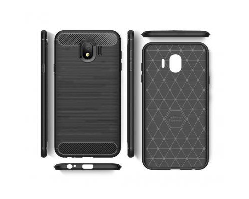 Чохол до мобільного телефона Laudtec для Samsung J4/J400 Carbon Fiber (Black) (LT-J400F)