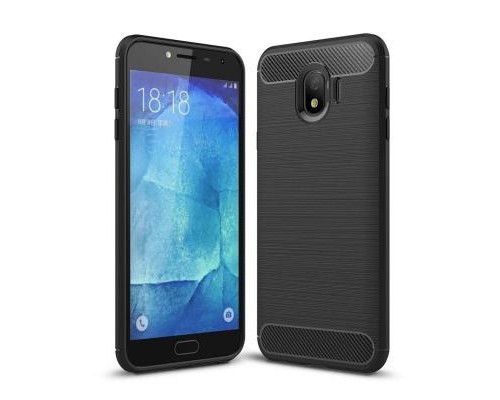 Чохол до мобільного телефона Laudtec для Samsung J4/J400 Carbon Fiber (Black) (LT-J400F)