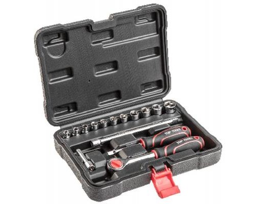 Набір інструментів Top Tools торцевих гайкових ключів 1/4”, 15 од. (38D525)
