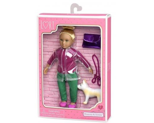 Лялька Lori Шауна с собачкой Сонни 15 см (LO31025Z)
