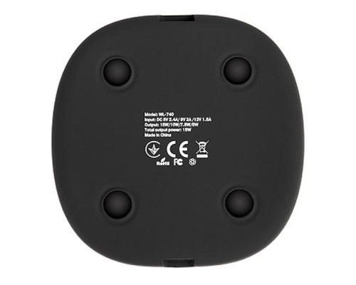 Зарядний пристрій REAL-EL WL-740 black (EL123160019)
