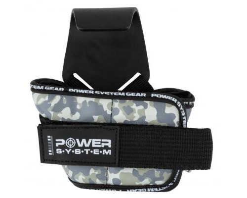 Гаки для тяги на зап'ястя Power System Hooks Camo PS-3370 Black/Grey L (PS_3370_Black/Grey L)