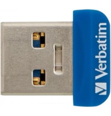USB флеш накопичувач Verbatim 16GB Store 'n' Stay NANO Blue USB 3.0 (98709)
