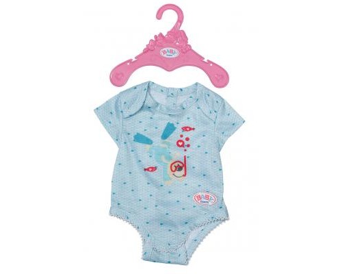 Аксесуар до ляльки Zapf Baby Born Боді S2 Блакитне (830130-2)