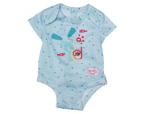Аксесуар до ляльки Zapf Baby Born Боді S2 Блакитне (830130-2)