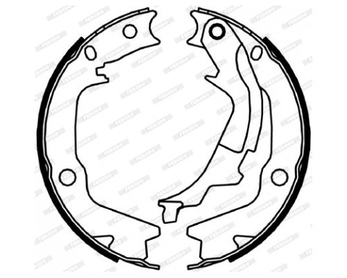 Гальмівні колодки FERODO FSB4045