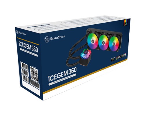 Система рідинного охолодження Silver Stone IceGem 360P ARGB (SST-IG360-ARGB) Система рідинного охолодження Silver Stone IceGem 360P ARGB (SST-IG360-ARGB)