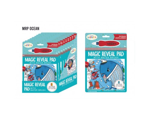 Набір для творчості Let’s Craft водні розмальовки Магічні перетворення Океан (MRP004)