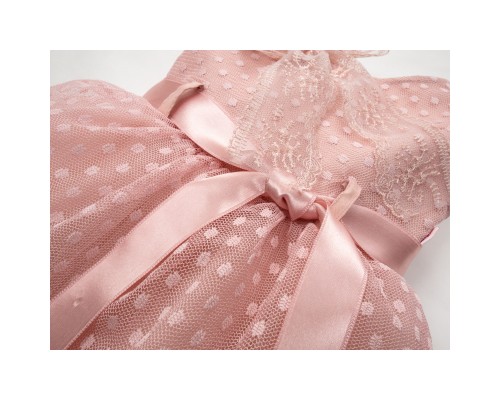 Плаття дитяче Tivido святкове з прикрасою (1865-86G-pink)