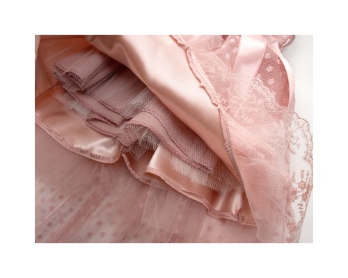 Плаття дитяче Tivido святкове з прикрасою (1865-86G-pink)