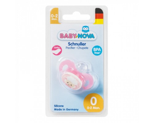 Пустушка Baby-Nova Sheep 0-2 міс., рожева (3966387)