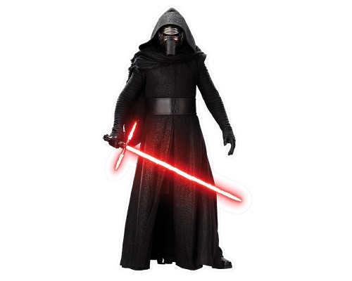 Стікер-наклейка ABYstyle Star Wars — Kylo Ren (Кайло Рен) блістер, 100х70 см (ABYDCO339)