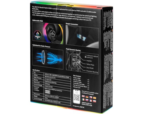 Кулер до корпусу Arctic BioniX P120 A-RGB (ACFAN00146A)