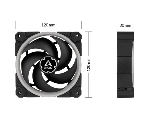 Кулер до корпусу Arctic BioniX P120 A-RGB (ACFAN00146A)
