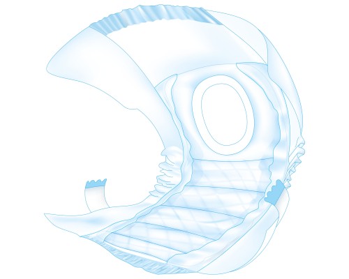 Підгузки для тварин Trixie для собак (сучок) S-M 28-40 см 12 шт (4011905236322)