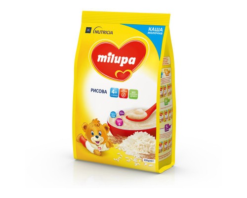 Дитяча каша Milupa Рисова молочна 210г (5900852931178)