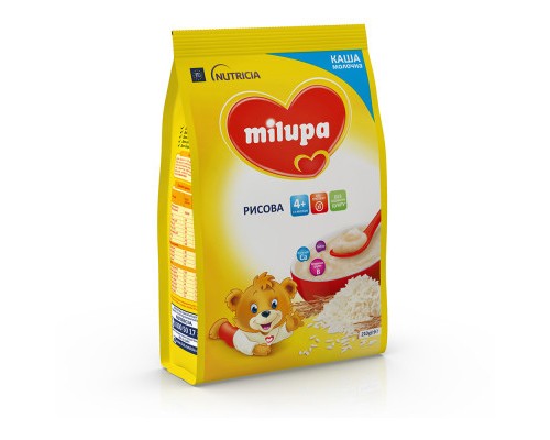 Дитяча каша Milupa Рисова молочна 210г (5900852931178)