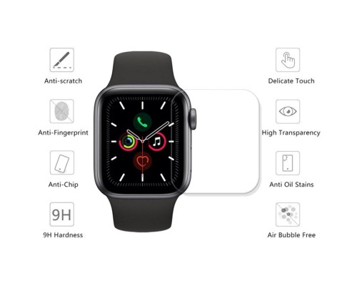Плівка захисна Drobak Ceramics Apple Watch SE 44mm (2 шт) 313119 (313119)
