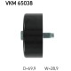 Ролик натягувача ременя SKF VKM 65038