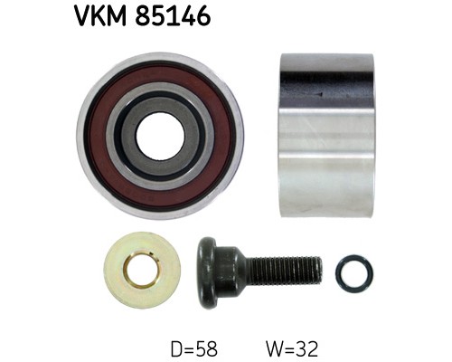 Ролик натягувача ременя SKF VKM 85146