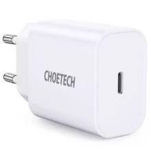 Зарядний пристрій Choetech USB-С 20W PD/QC (Q5004-EU-WH)