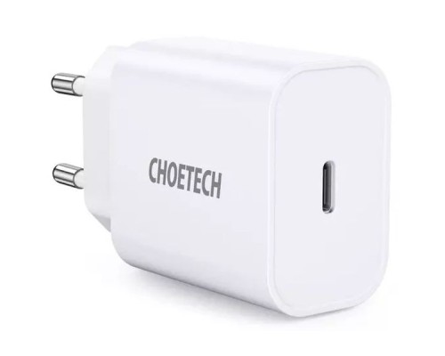 Зарядний пристрій Choetech USB-С 20W PD/QC (Q5004-EU-WH)
