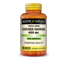 Трави Mason Natural Каскара Саграда, 450 мг, Cascara Sagrada, 100 каплет (MAV14041)