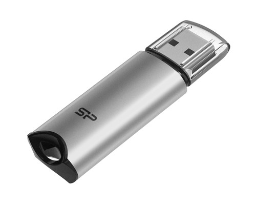 USB флеш накопичувач Silicon Power 64 GB Silicon M02 Aluminum Silver USB 3.2 (SP064GBUF3M02V1S) USB флеш накопичувач Silicon Power 64 GB Silicon M02 Aluminum Silver USB 3.2 (SP064GBUF3M02V1S)