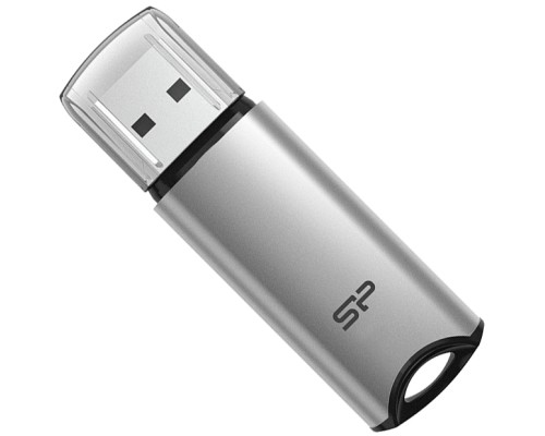 USB флеш накопичувач Silicon Power 64 GB Silicon M02 Aluminum Silver USB 3.2 (SP064GBUF3M02V1S) USB флеш накопичувач Silicon Power 64 GB Silicon M02 Aluminum Silver USB 3.2 (SP064GBUF3M02V1S)