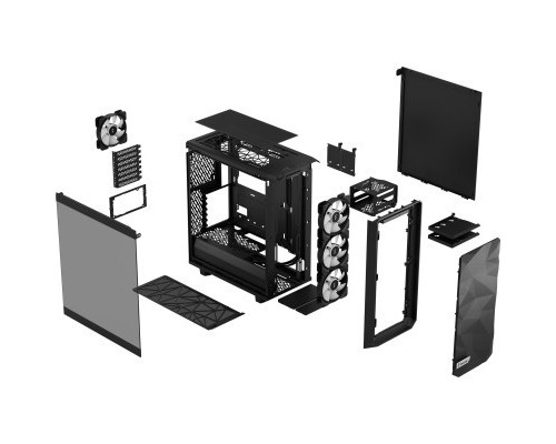 Корпус Fractal Design Meshify 2 Compact Lite RGB Bla (FD-C-MEL2C-05)