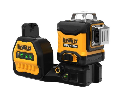 Лазерний нівелір DeWALT лінійний 10.8/12/18В XR Li-Ion, зелений промінь, 1x2Ah 18V, TSTAK (DCE089D1G18)