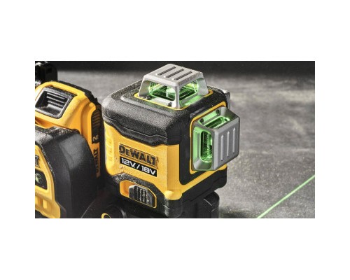 Лазерний нівелір DeWALT лінійний 10.8/12/18В XR Li-Ion, зелений промінь, 1x2Ah 18V, TSTAK (DCE089D1G18)