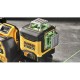 Лазерний нівелір DeWALT лінійний 10.8/12/18В XR Li-Ion, зелений промінь, 1x2Ah 18V, TSTAK (DCE089D1G18)