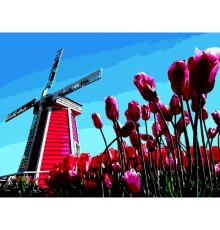 Картина по номерам ZiBi Вітряний млин 40*50 см ART Line (ZB.64155)