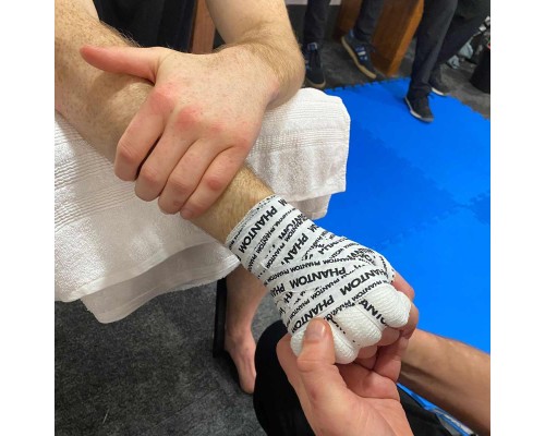 Кінезіо тейп Phantom Sport Tape White 2,5 cm x 13,7 m (PHACC2075-W)