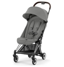 Коляска Cybex Coya Chrome Dark Brown Mirage Grey (522004395)