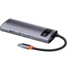 Концентратор Baseus USB3.1 Type-C to USB Type C PD 100W/HDMI 4K 60 Hz/3*USB 3.2 Gen1/ 5in1 (CAHUB-CX0G)