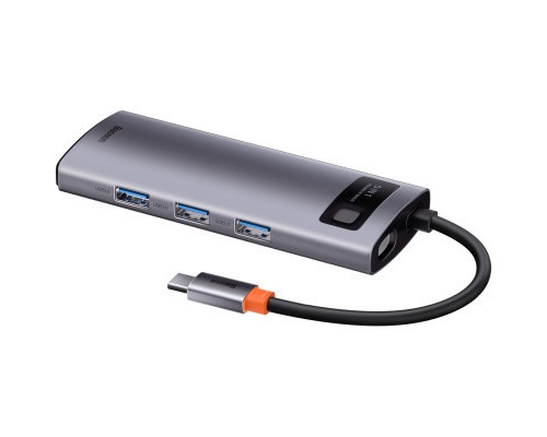 Концентратор Baseus USB3.1 Type-C to USB Type C PD 100W/HDMI 4K 60 Hz/3*USB 3.2 Gen1/ 5in1 (CAHUB-CX0G)