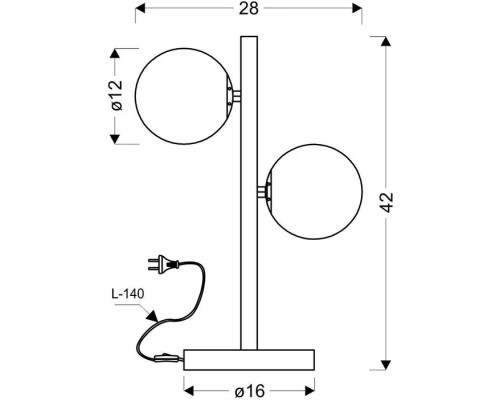 Настільна лампа Candellux 42-73433 KAMA (42-73433)