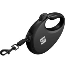 Повідок для собак WAUDOG R-leash з контейнером для пакетів S до 12 кг 3 м чорний (26281)