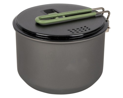 Котел туристичний Bo-Camp Explorer Hard Anodized 1 л Сірий/Зелений (2200236)