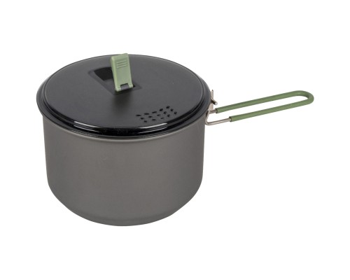 Котел туристичний Bo-Camp Explorer Hard Anodized 1 л Сірий/Зелений (2200236)
